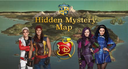 Descendants Hidden Mystery Map